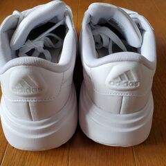 adidas アディダス レディース  グランドコート プラットフォーム 厚底スニーカー ホワイト 24.5cmの画像