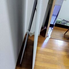 大きな鏡　木製フレームの画像