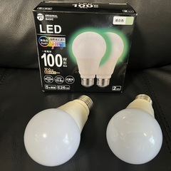 LED電球E26口金断熱施工器具対応100W 昼白色2本パック【No.2】の画像