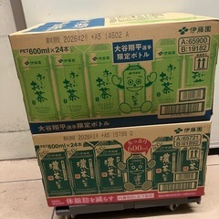 おーいお茶600ml24本、濃いお茶600ml24本
の画像