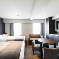 広めツインルーム【2025.9.5(金) 東京　ホテルアジール東京蒲田(HOTEL ASYL TOKYO KAMATA)宿泊権利お譲りいたしますの画像