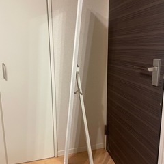 値下げしました！ニトリ　姿見　ミラー　ホワイト　インテリア　おしゃれ白　北欧風の画像