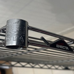 【中古エレクタ】ワイヤーシェルフ W750×D450mm クローム 1枚の画像