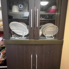 もらってください 小型食器棚【引き取り限定(岡谷、下諏訪は応相談)】