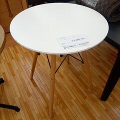 【リユースのサカイ八街店】★ジモティ割あり★ 丸テーブル　ホワイ...