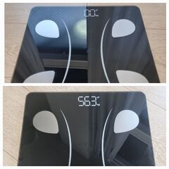 全身鏡、体重計の画像