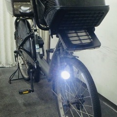 電動アシスト自転車　子供乗せ電動自転車 ヤマハ　PAS kiss　バッテリー、充電器付,機関良好、動作品です。 の画像