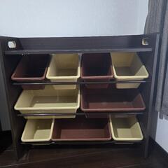 おもちゃ棚　収納BOXの画像