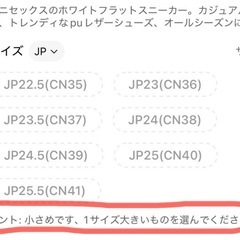 スニーカー　23.5cm相当の画像