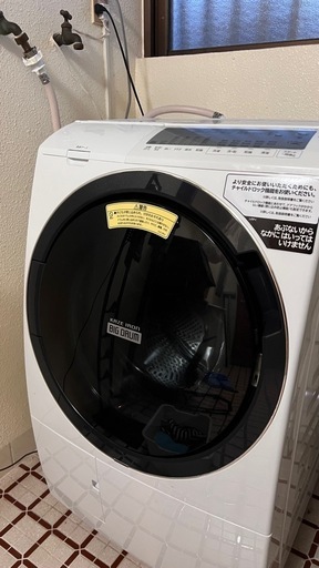 HITACHI ドラム式洗濯乾燥機  BD‑SG100FL (2021年購入）