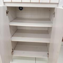 【リユースのサカイ八街店】★ジモティ割あり★ 収納棚　ホワイト　クリーニング済　YJ6872の画像