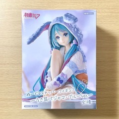 初音ミク ぬーどるストッパーフィギュア うさ耳パジャマ ブルーver.の画像