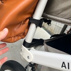 エアバギー ココダブル グリーン 双子ベビーカー！の画像
