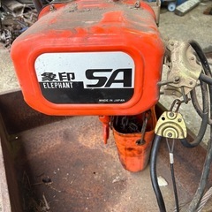 象印500キロ　電動チェーンブロックです！お取引中の画像