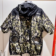 空調服３Lサイズ 半袖 迷彩柄の画像