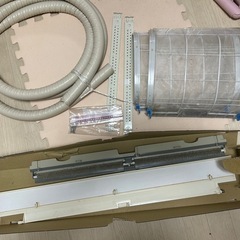 現在取り引き予定の方と連絡がつきにくい状況です】約１年前に室外機モーター部品、ルーバーセット、フィルター新品交換、加湿ホースあり、うるるとさららのダイキン　エアコン　お掃除、加湿機能　AN36PRS-Wの画像