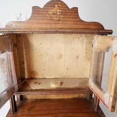 フランス アンティーク 木製ドール家具 キャビネット1910年代の画像