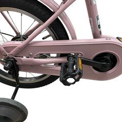 BRIDGESTONE/ブリヂストン 補助輪付き 子供用自転車 16インチ オールドローズ BKM16 基本引き取り限定 神奈川県横須賀市の画像