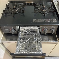 リンナイ ガスコンロ KG35NBKR/13A ブラックの画像
