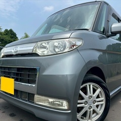 低走行7万キロ台☆22年式☆月々9千円〜分割可❗️車検2年付き！【名義変更代込み】広い車内！大人気‼️ダイハツ タントカスタム☆Bluetoothナビ付き☆走行中DVD見れます☆ETC付き☆純正アルミ☆事故修復歴無し☆電動スライドドア☆ドライブレコーダー☆そのまま乗って帰れます！の画像