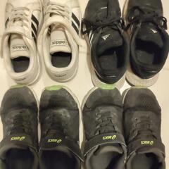 20cm 男子 スニーカー アディダス アシックス 