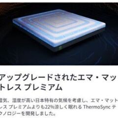 夏の感謝セール！札幌市近郊の方限定！送料無料！エマ・スリープ エマ・プレミアム V2 プラス ダブルの画像