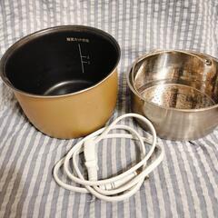 【中古】LOCABO 糖質カット炊飯ジャー(5合炊き) ホワイト JMC20EW　JM-C20E-Wの画像