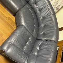 本革ソファ　セットの画像