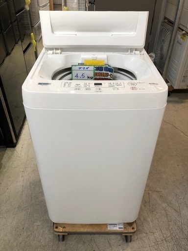 配送可【ヤマダ】4.5K洗濯機☆2024年製 分解クリーニング済み/6ヶ月