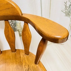 WINDS 太平 飛騨家具 ウィンザーチェア 回転椅子 ナラ材 (masa