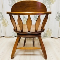 WINDS 太平 飛騨家具 ウィンザーチェア 回転椅子 ナラ材の画像