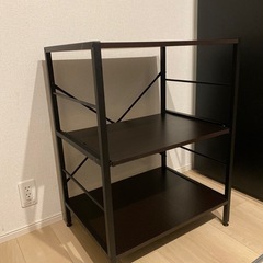 キッチンラック　3段タイプ　スライド式の画像