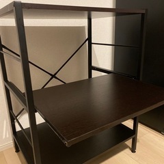 キッチンラック　3段タイプ　スライド式の画像