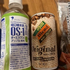 飲料、お菓子の画像