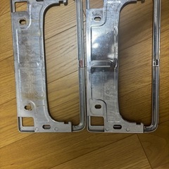 トヨタ 純正 ナンバーフレームセットの画像