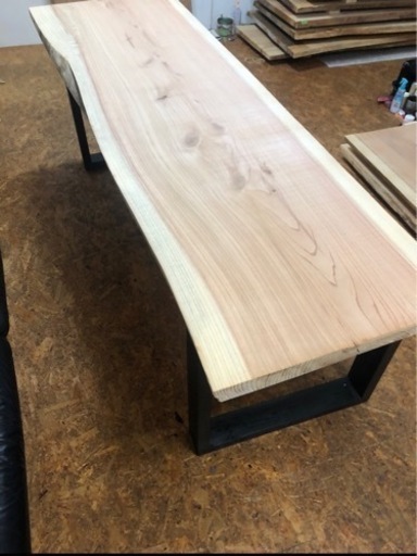 新品 激安 一枚板ダイニングテーブル 近場配送無料