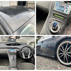 車検R8/10迄　Sツーリングセレクション　TV Bモニター　ETC アネーロアルミホイー30プリウスの画像