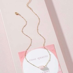 *《ローズクォーツ》*パワーストーン＊ネックレス＊御守りの画像