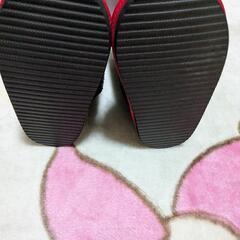 【新品未使用】くまモン　ムートンブーツ　18cmの画像