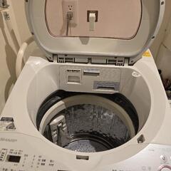 【一旦新規問い合わせ停止します】シャープ縦型洗濯機 2017年製 の画像