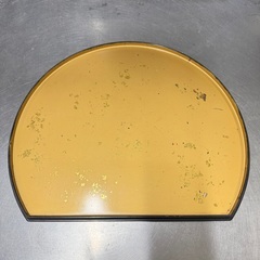 【緊急値下】色紙金箔/黒布目 両面使えるリバーシブル半月盆37枚セットの画像