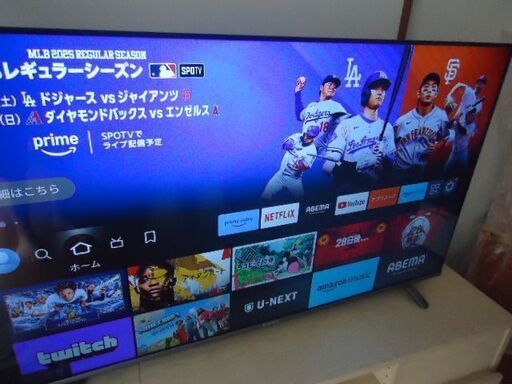 55型4K対応フレームレス液晶テレビ中古美品 (car4sale) 伊勢原の