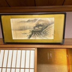 左右反転絵画　インテリア　骨董品の画像