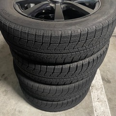 155/65/R14  スタッドレスタイヤ　 アルミホイール 軽自動車ブリジストンブリザックの画像