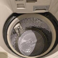 【一旦新規問い合わせ停止します】シャープ縦型洗濯機 2017年製 の画像
