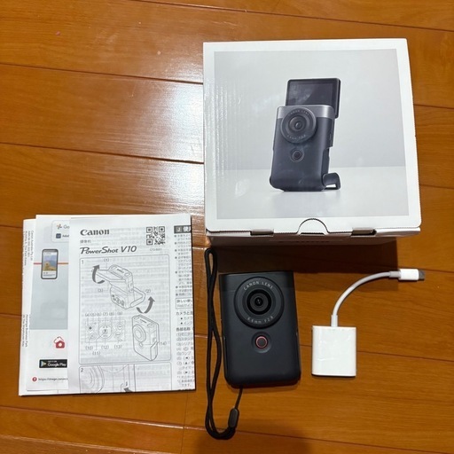 【SDカード・SDカードリーダー付き】Canon PowerShot V10