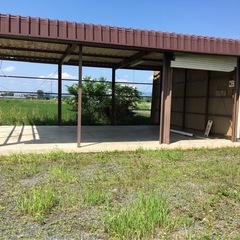 物置・倉庫・ガレージ譲渡｜DIY素材ベースに最適！車3台分（110円）－DIY愛好家の方への画像