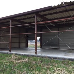 物置・倉庫・ガレージ譲渡｜DIY素材ベースに最適！車3台分（110円）－DIY愛好家の方への画像