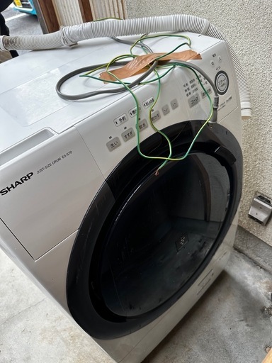 ☆送料・設置無料☆ 中古 中型洗濯機 シャープ (No.0194)