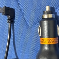 シガーソケット ミニUSBケーブル 長 3.5ｍ 12v/24v車対応 ドライブレコーダー ポータブルナビ の画像